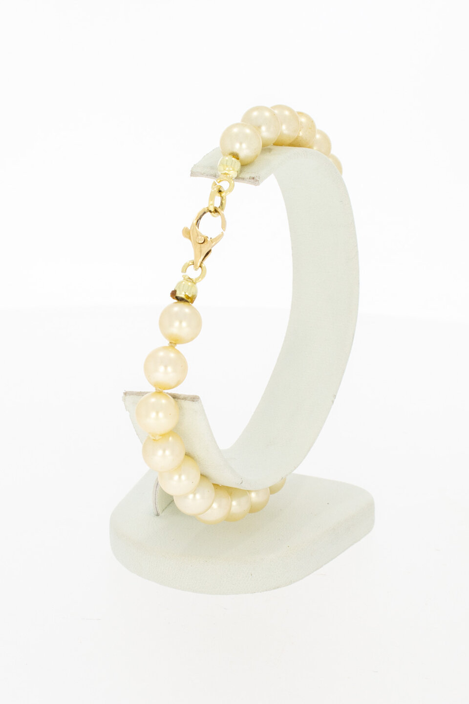 Parelarmband goud 14 Karaat - 21,6 cm