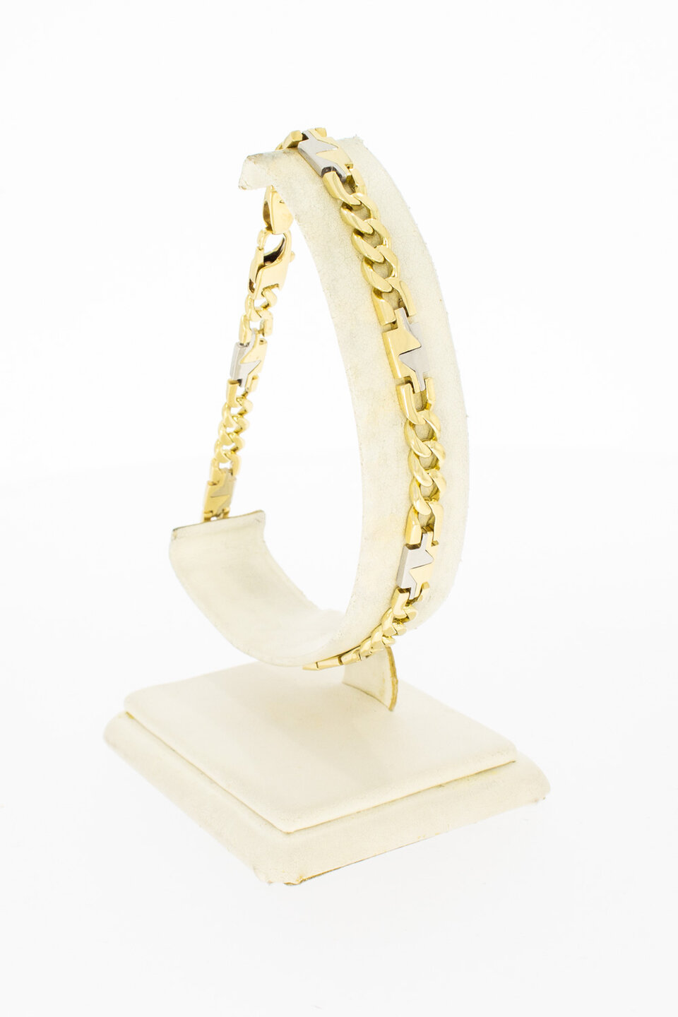 14 Karaat Gourmet goudenarmband - 24 cm