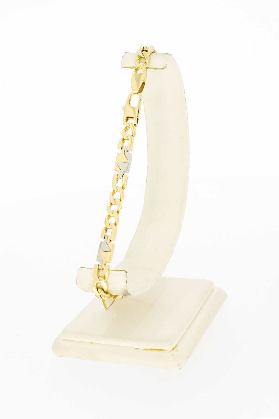 14 Karaat Gourmet goudenarmband - 24 cm