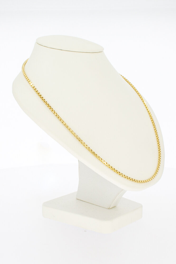 Venetiaanse ketting 14 Karaat goud- 70,1 cm