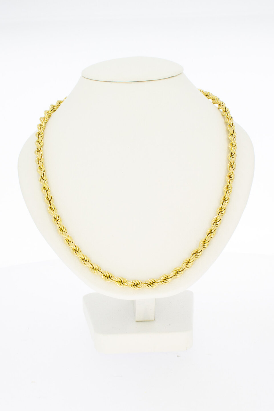 14 karaat Koordketting goud - 61 cm