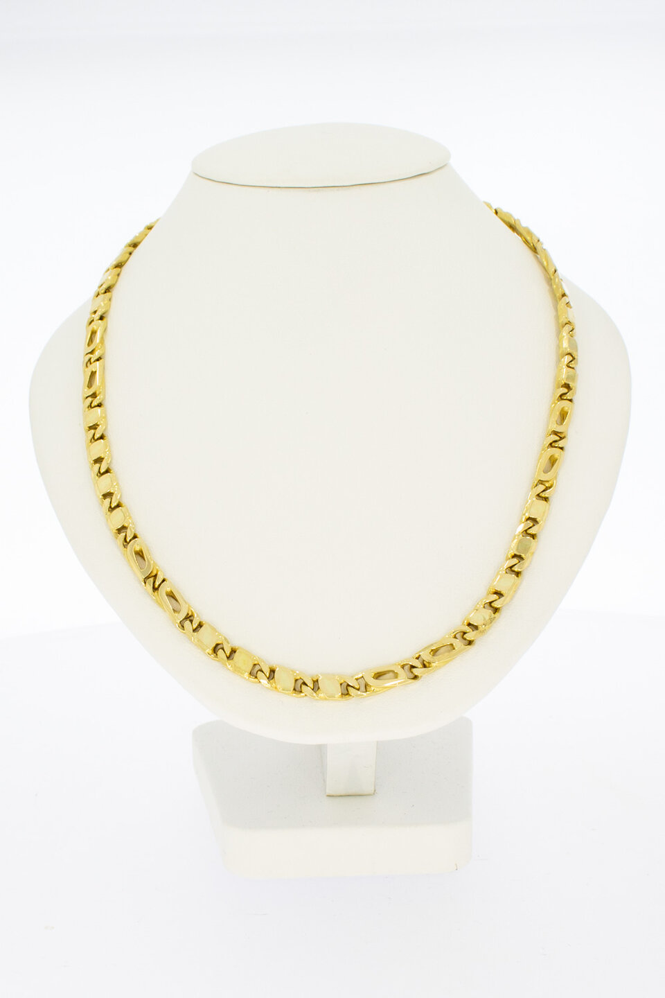 18 Karaat Valkenoog ketting goud - 59,2 cm