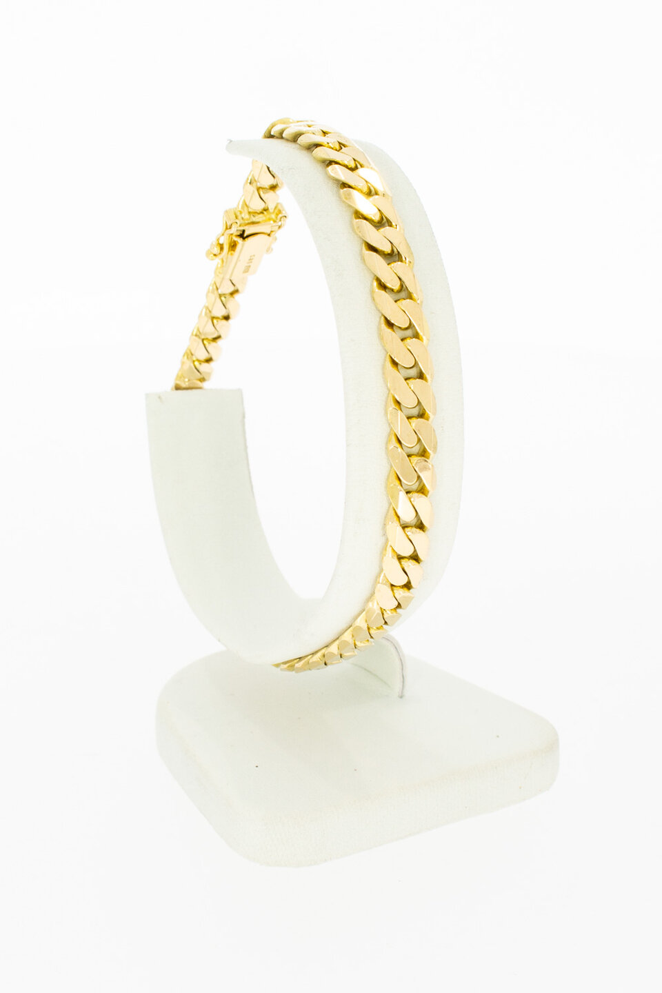 14 Karaat Gourmet armband geelgoud - 20,5 cm