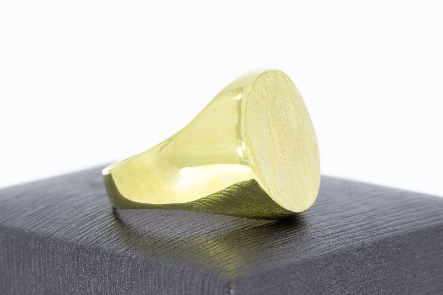 Geelgouden Zegelring 18 karaat - 19,9  mm