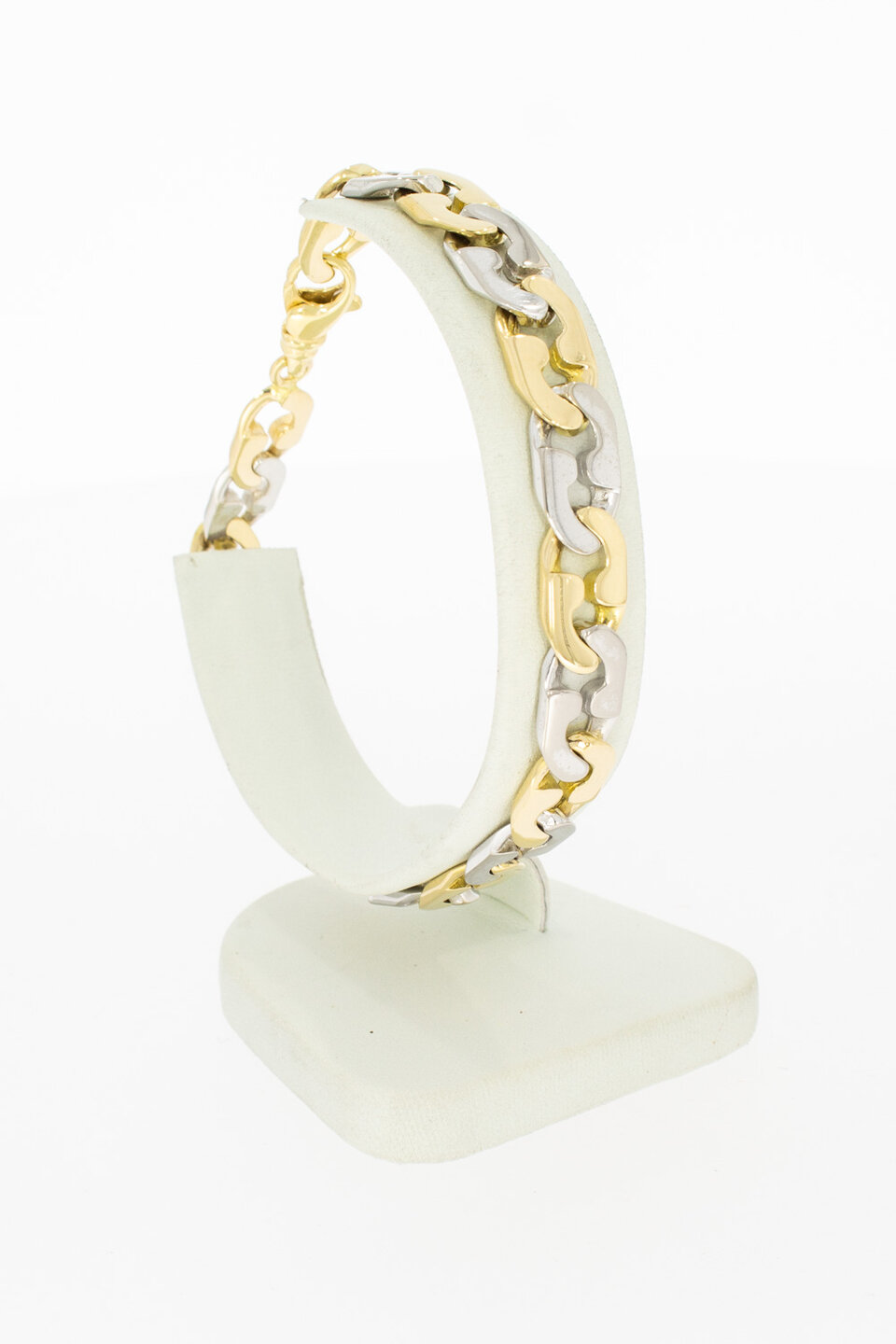 Valkenoog armband 14 kt goud - 21,5 cm