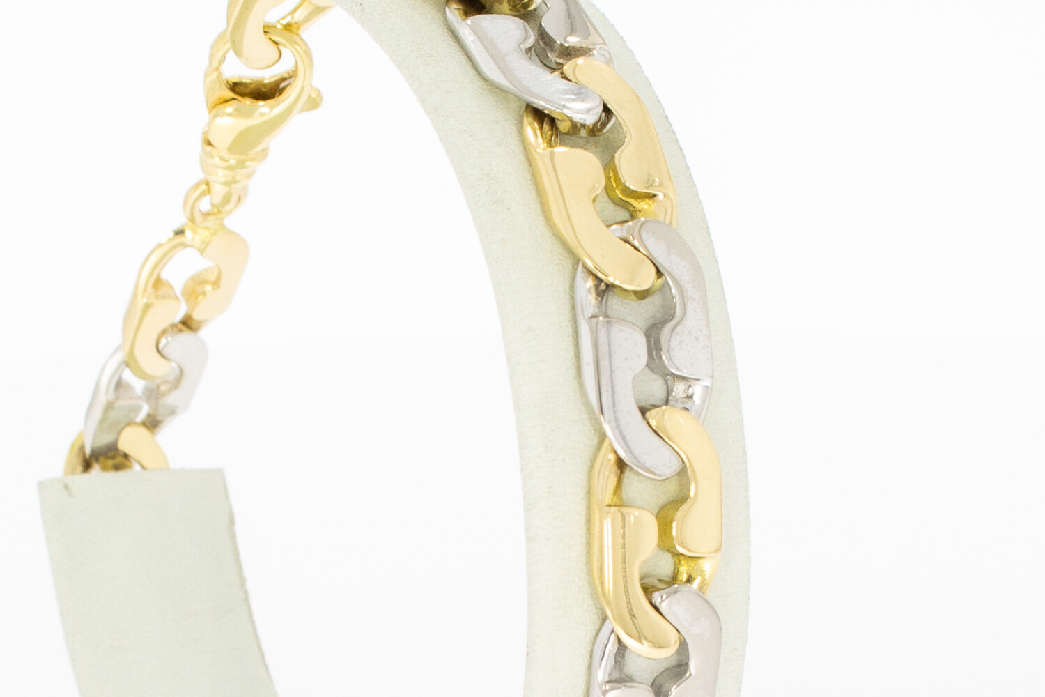 Valkenoog armband 14 kt goud - 21,5 cm