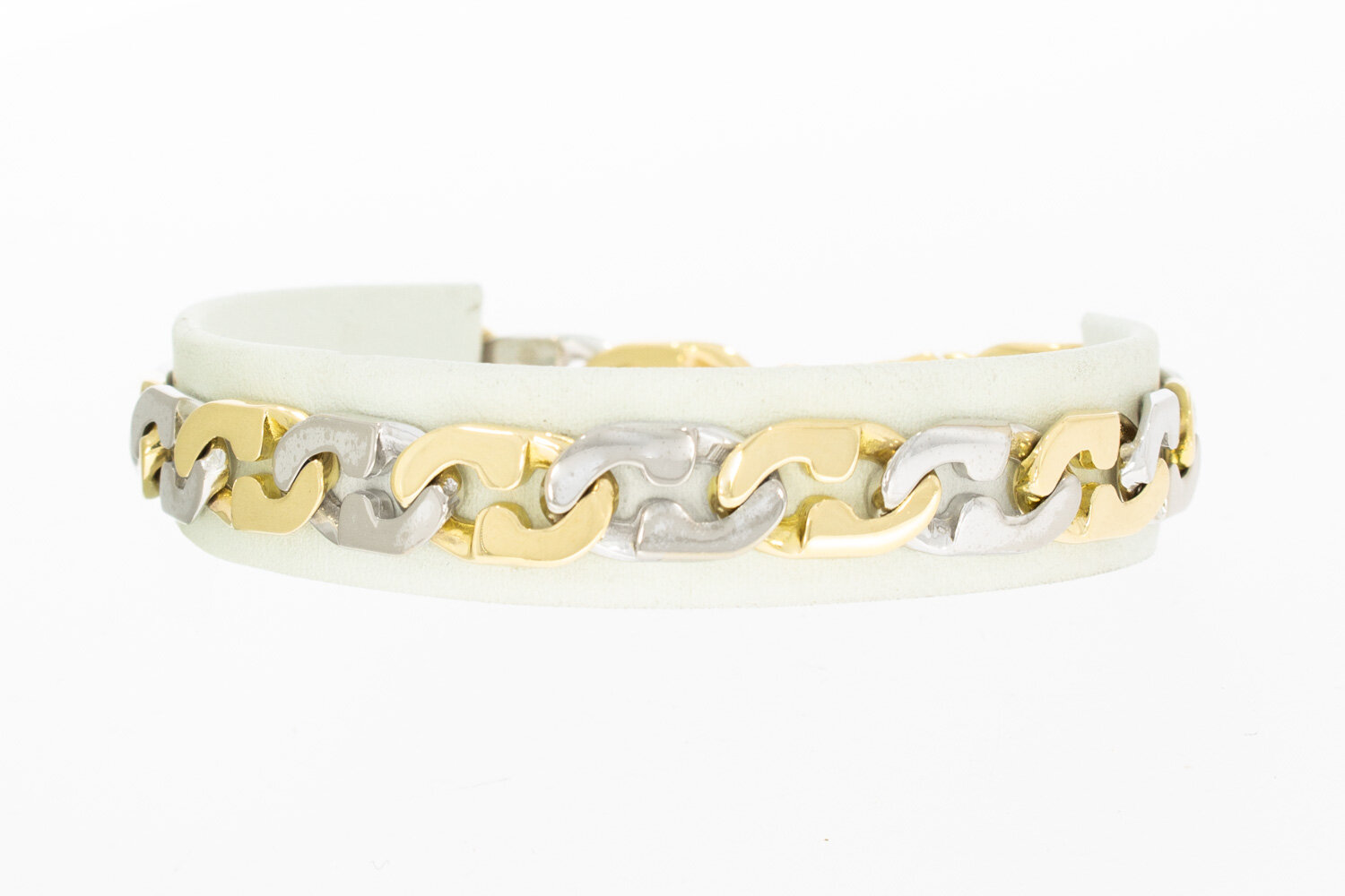 Valkenoog armband 14 kt goud - 21,5 cm