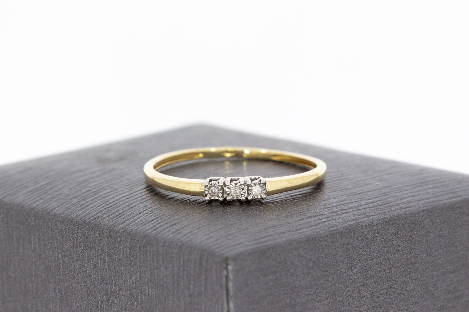 Aanschuifring 14 karaat goud - 18,3 mm