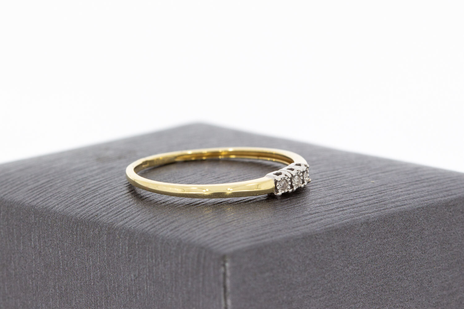 Aanschuifring 14 karaat goud - 18,3 mm