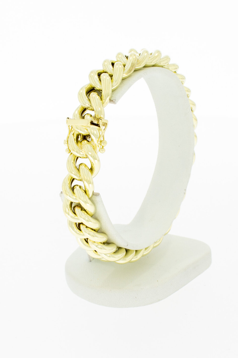 Gourmet armband 14 krt goud - 20,1 cm