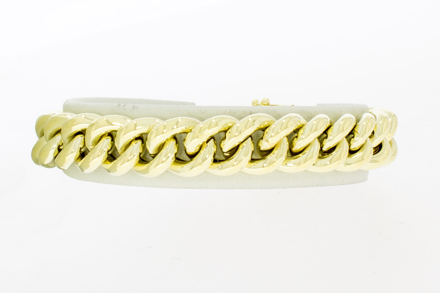 Gourmet armband 14 krt goud - 20,1 cm