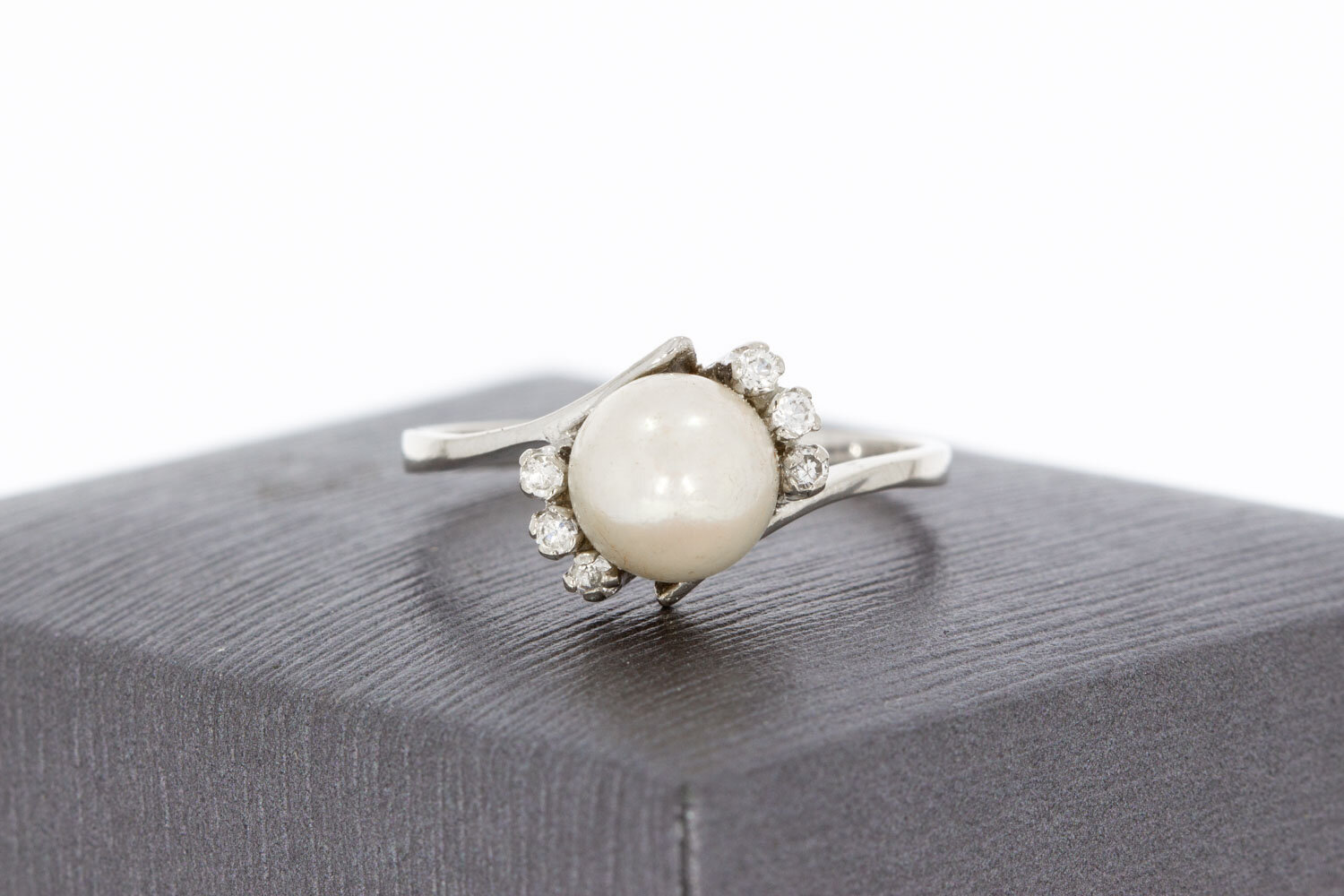 14 Karaat gouden Parelring - 18,6 mm