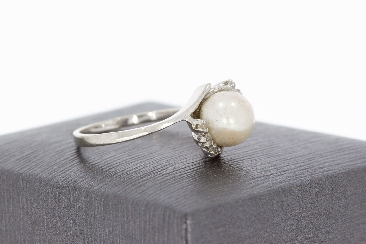 14 Karaat gouden Parelring - 18,6 mm