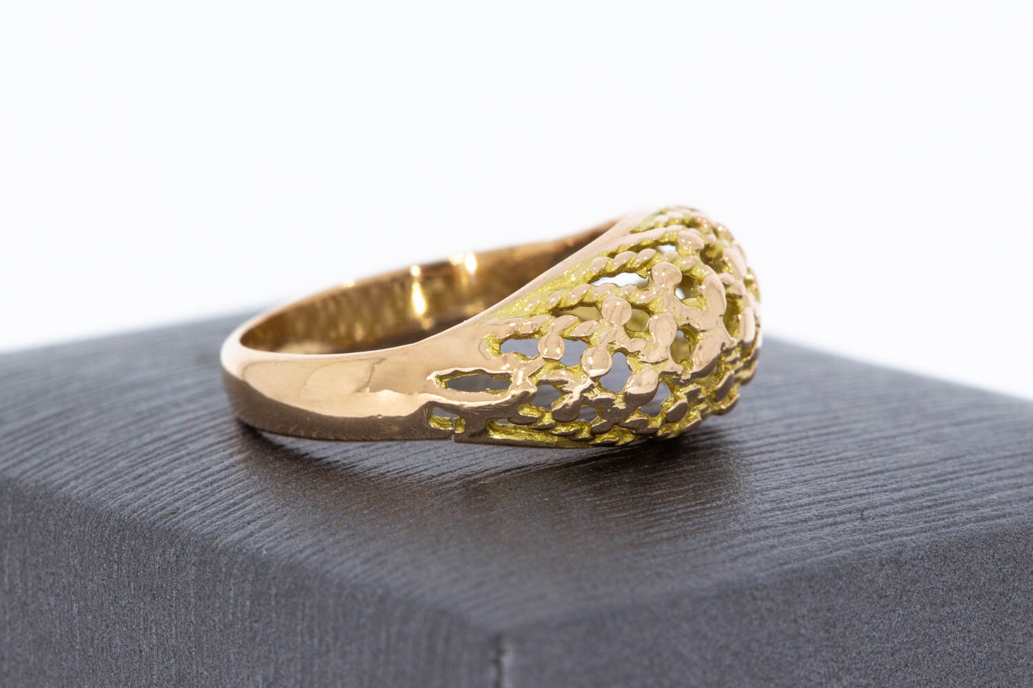 Vintage ring 14 karaat goud - 17,8 mm