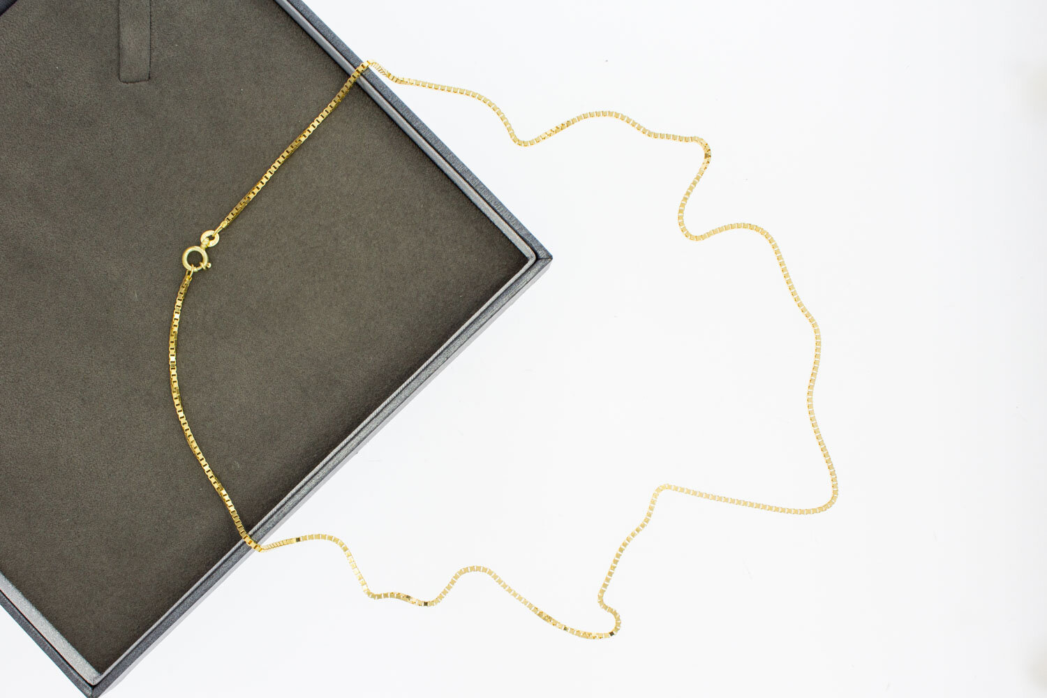 Venetiaanse ketting 14 Karaat goud - 60,4 cm