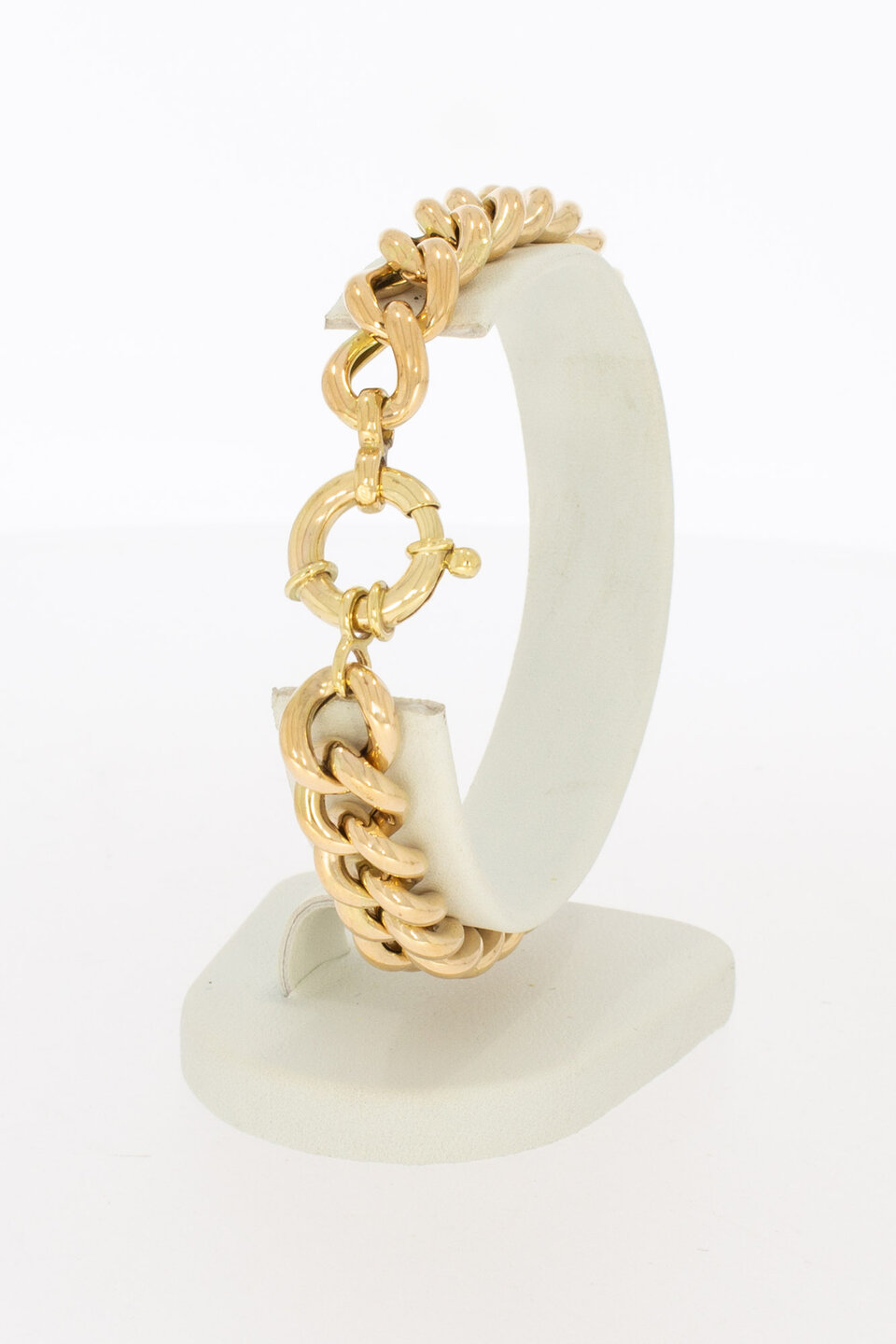 Gourmet armband 14 karaat - 20,5 cm