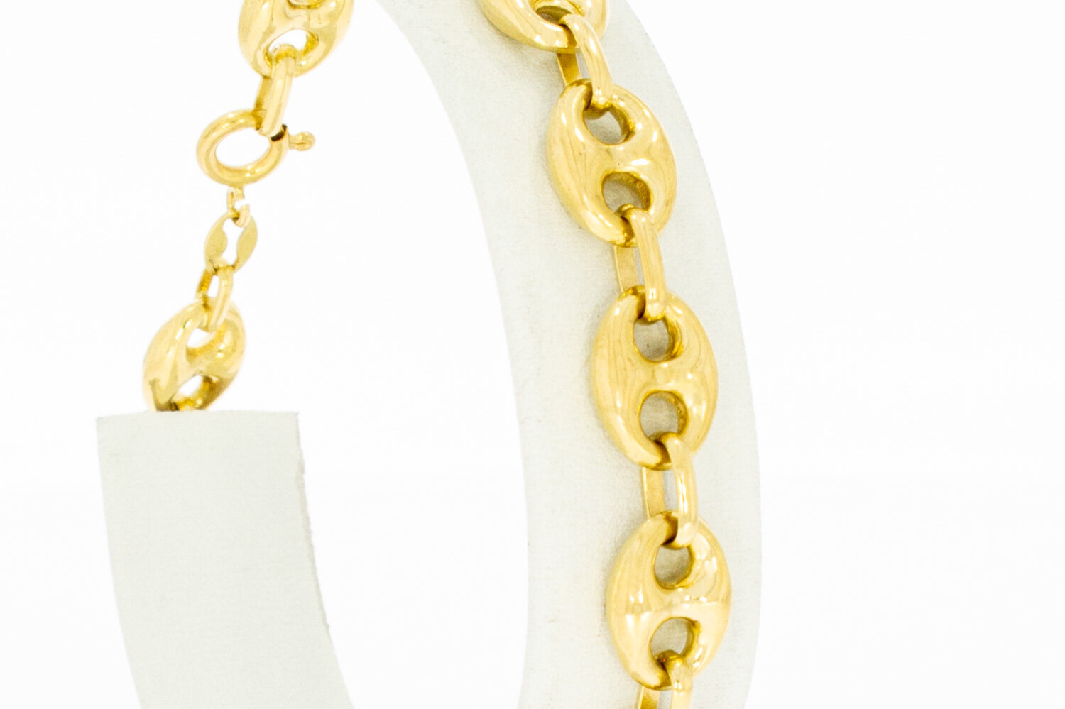 Anker armband 18K goud - 20,3 cm