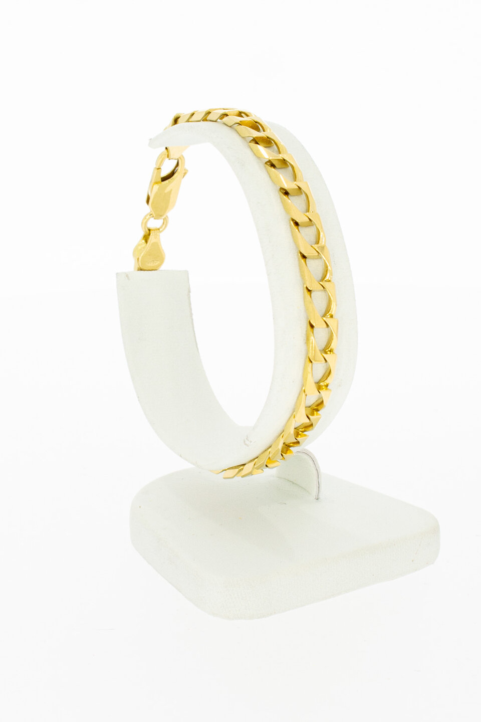 18 Karaat goud Gourmet armband - 19,1 cm