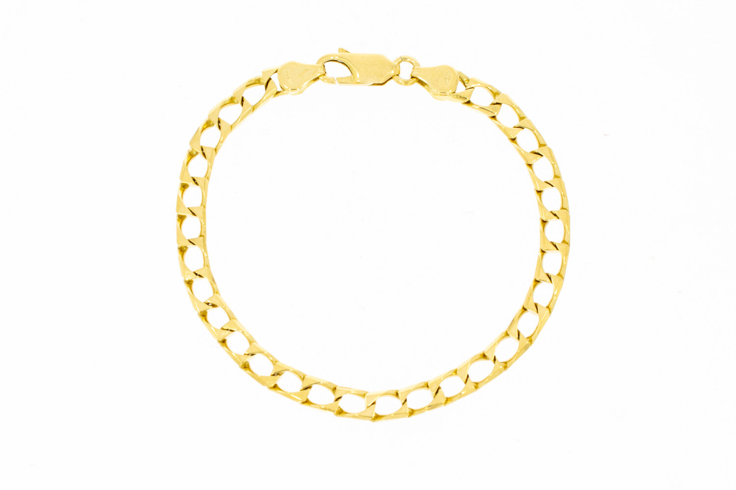 18 Karaat goud Gourmet armband - 19,1 cm