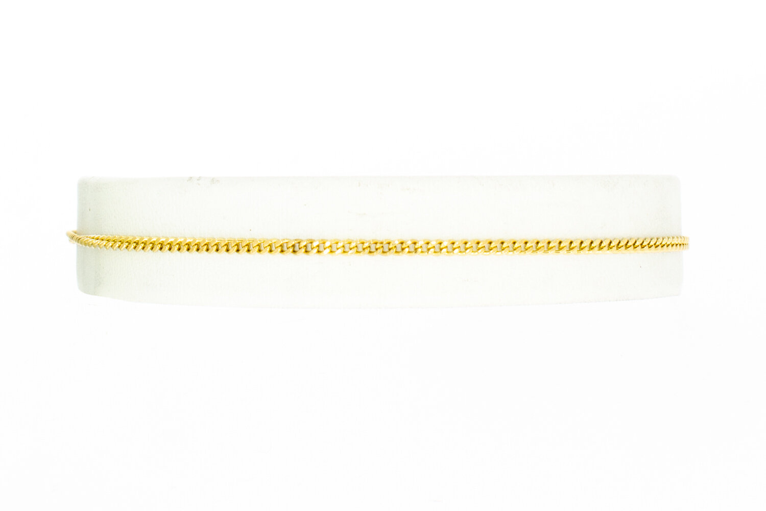 Gourmet armband 18K goud - 22,8 cm