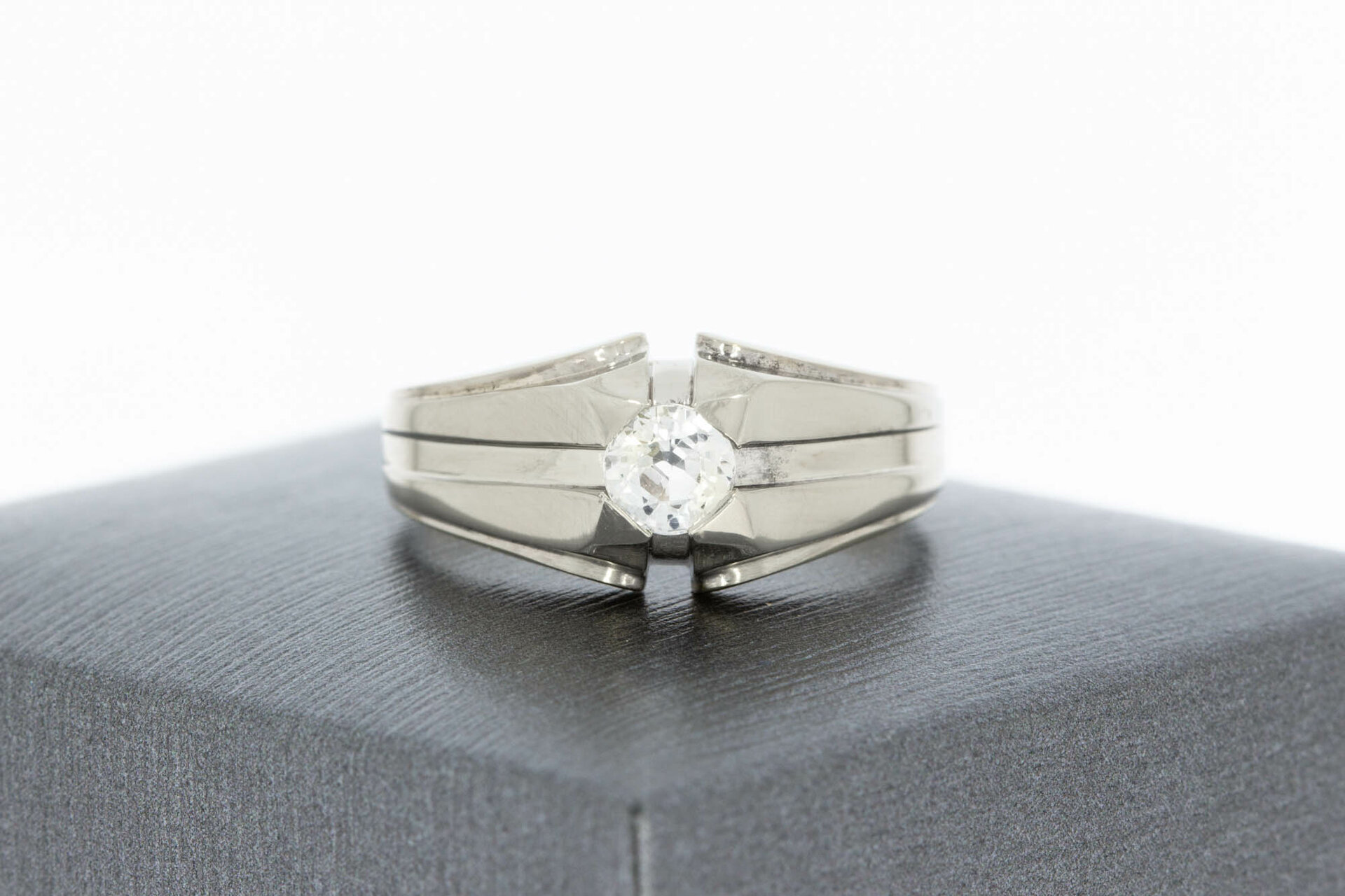 18 karaat gouden heren Pinkring - 18,9 mm