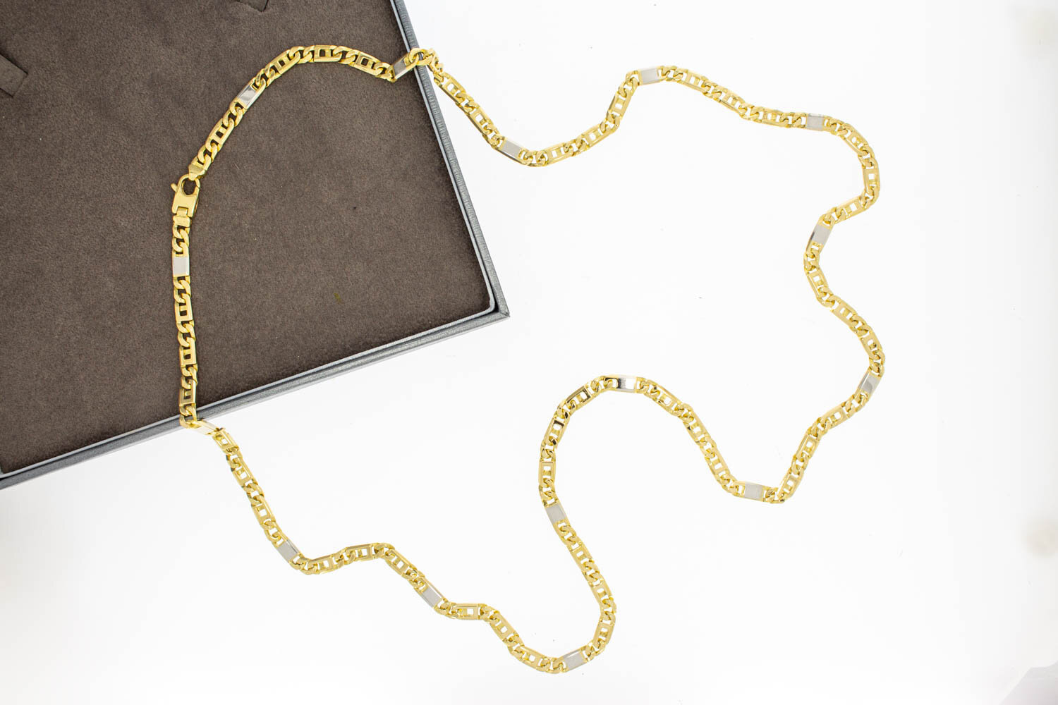 18 Karaat gouden heren Rolex ketting - 80,1 cm