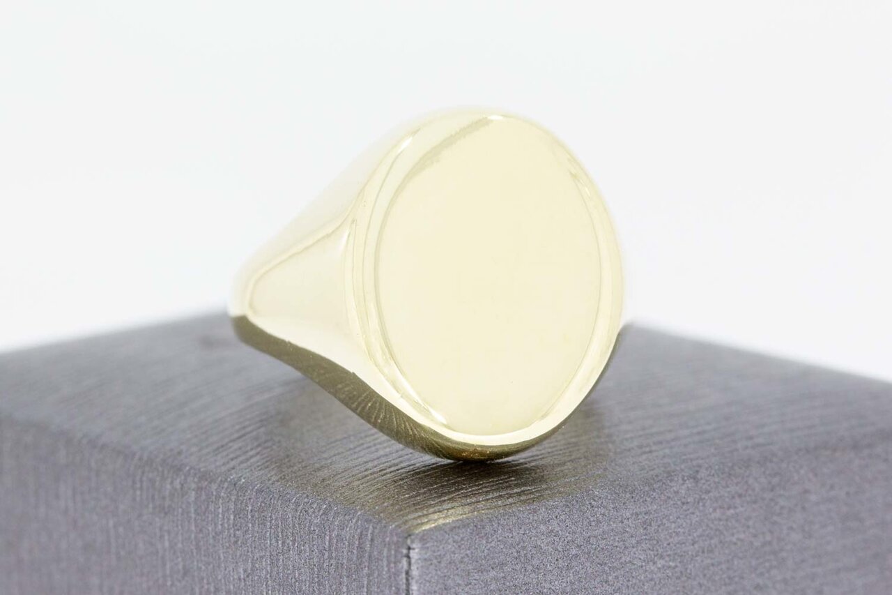 14 Karaat Heren Zegelring - 20,5 mm