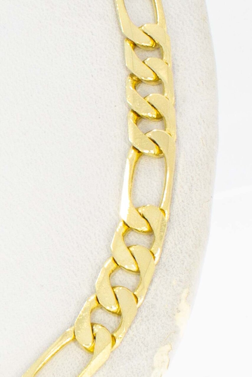 14 karaat Figaro mannen ketting - 61 cm