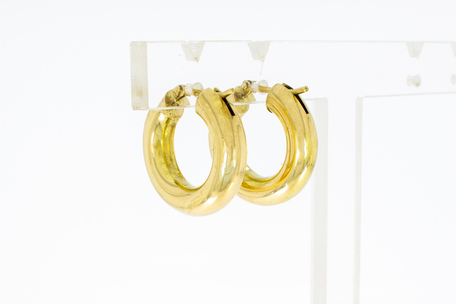 18 Karaat gouden Creolen dames - 2 cm