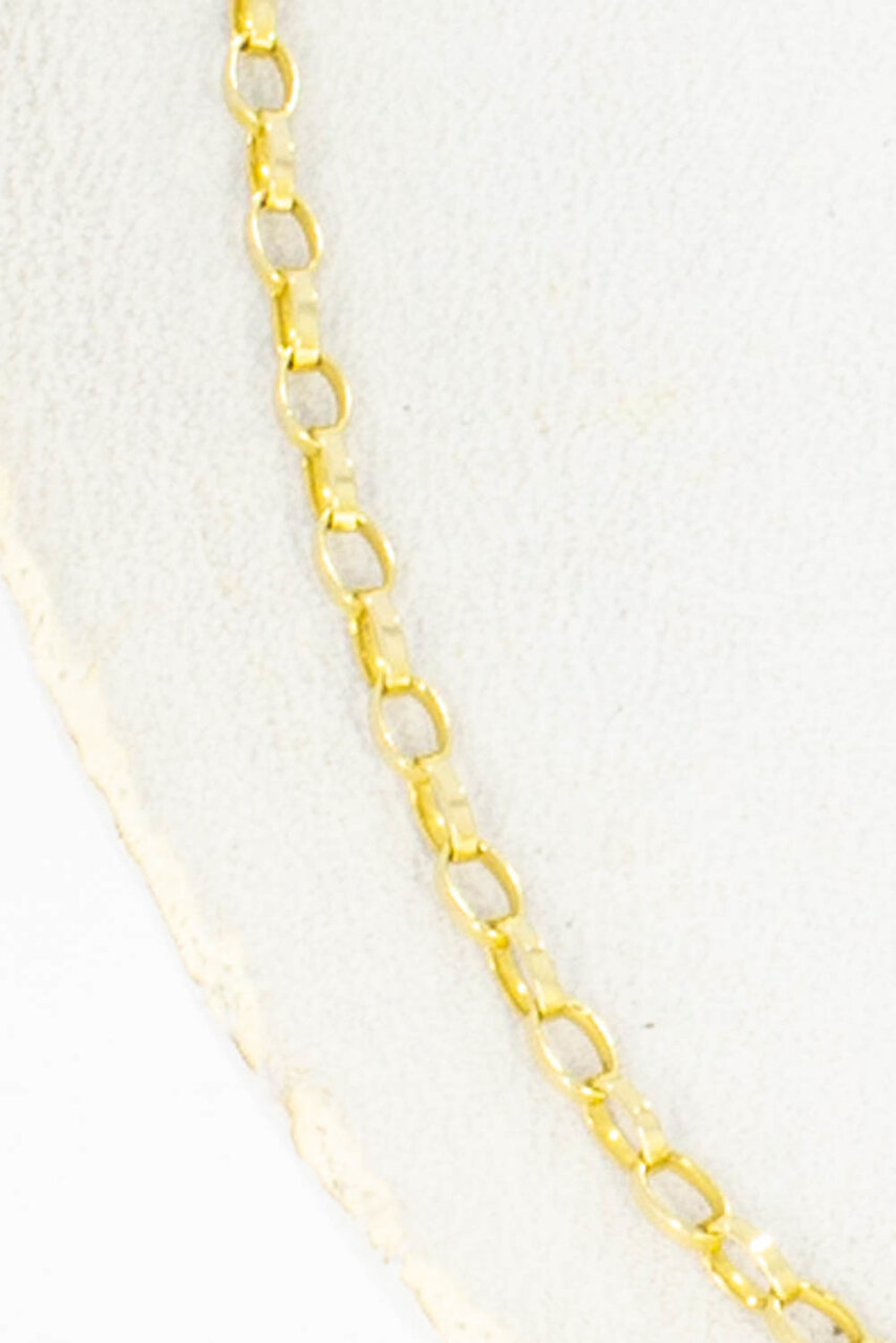 14 Karaat gouden kettinkje dames - 43,1 cm