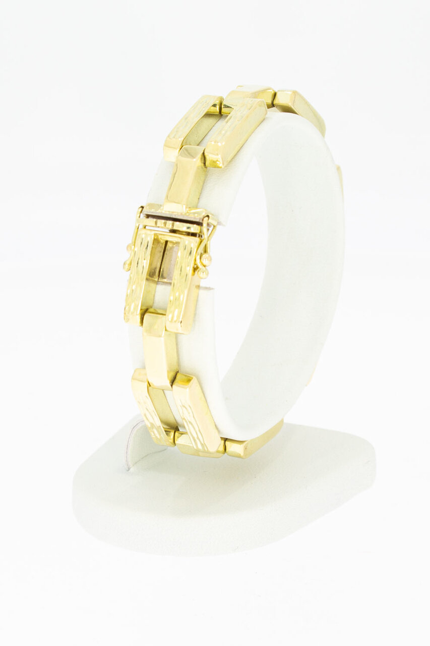 14 Karaat gouden dames armband - 17,4 cm