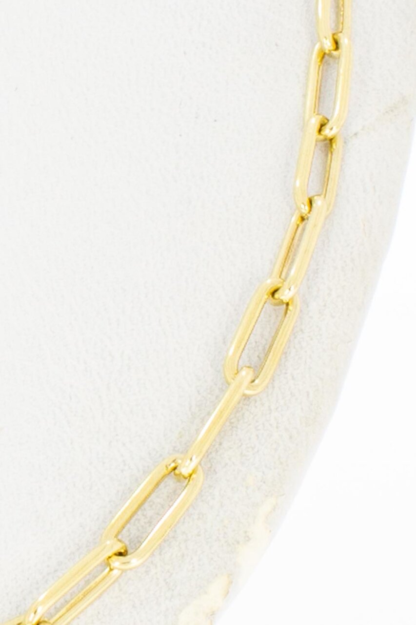 14 Karaat gouden Anker dames Collier - 38,3 cm