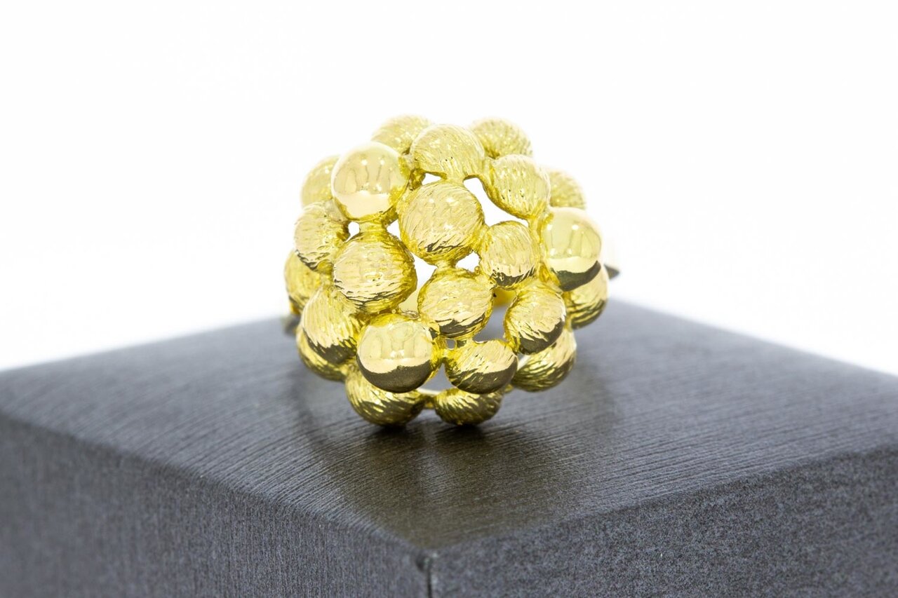 18 Karaat geelgouden damesring - 19,4 mm