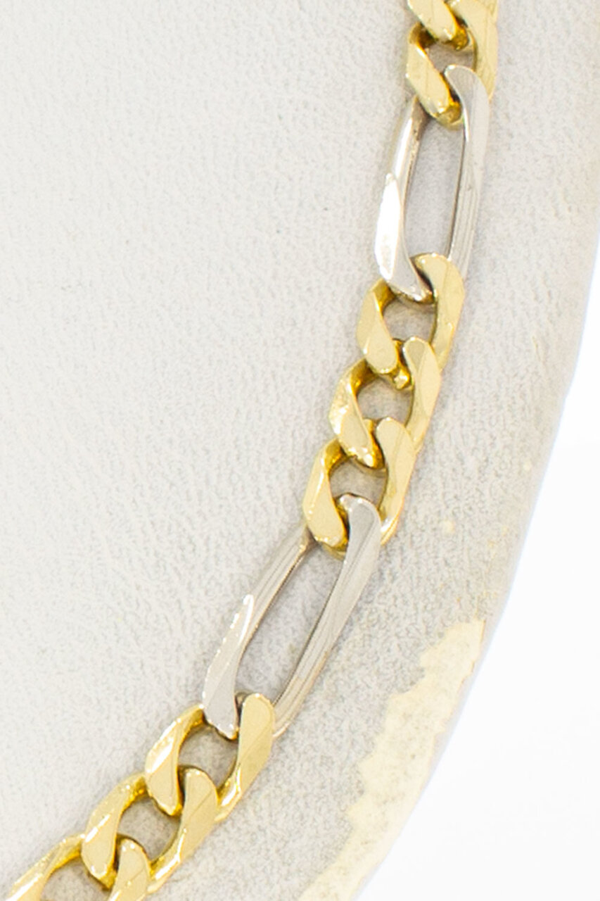 18 Karaat gouden Figaro Collier - 40,1 cm