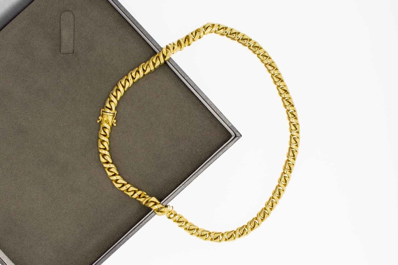 18 karaat gouden dames ketting - 40,8 cm