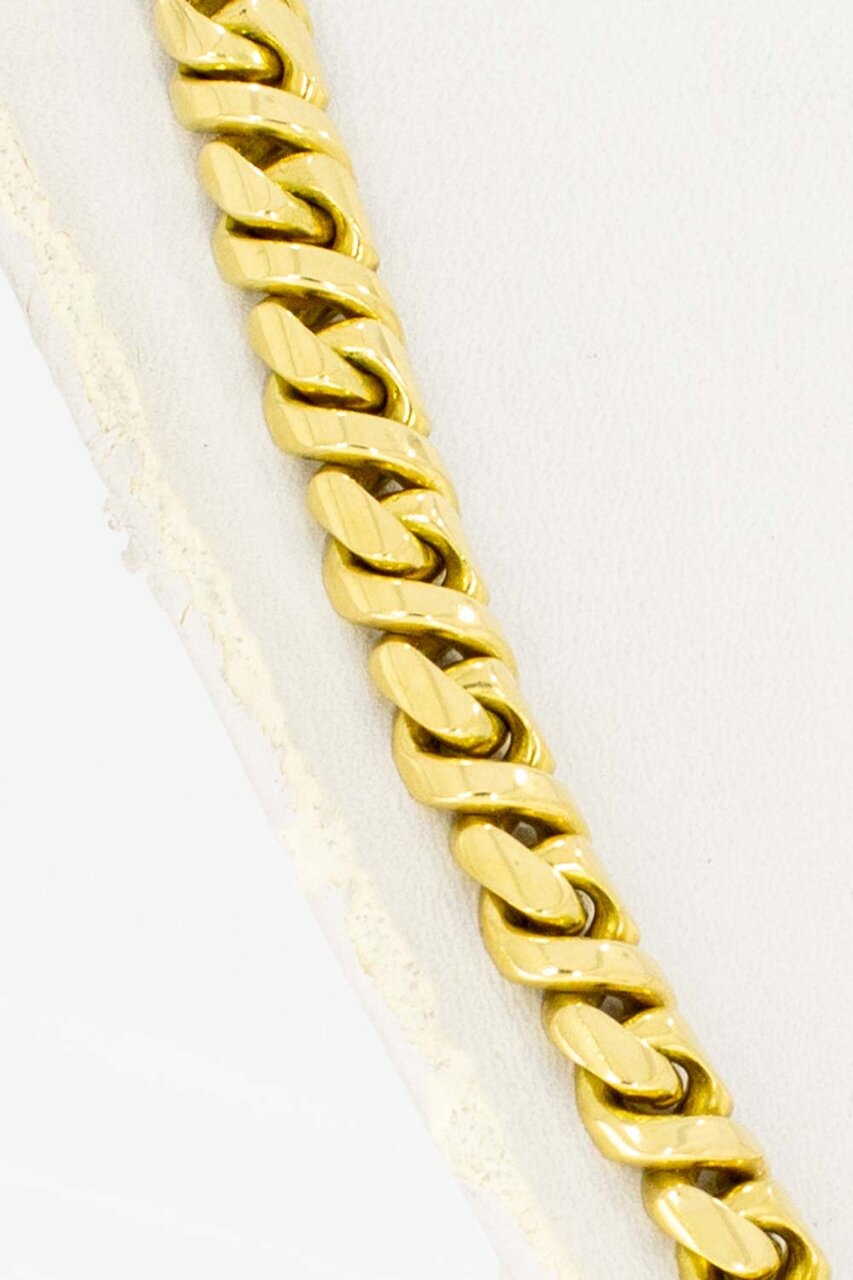 18 karaat gouden dames ketting - 40,8 cm