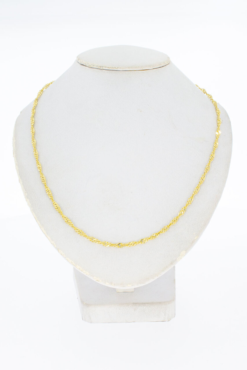 Gourmet Dames kettinkje 14 Karaat - 35,4 cm