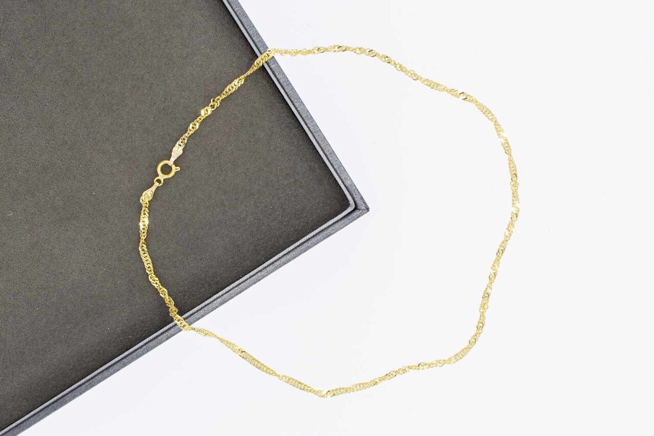 Gourmet Dames kettinkje 14 Karaat - 35,4 cm