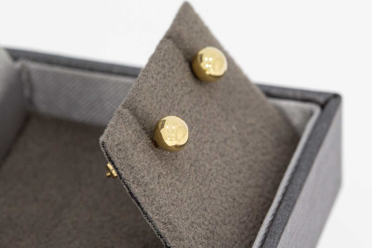 Oorstekers dames 14 Karaat goud - 0,5 cm