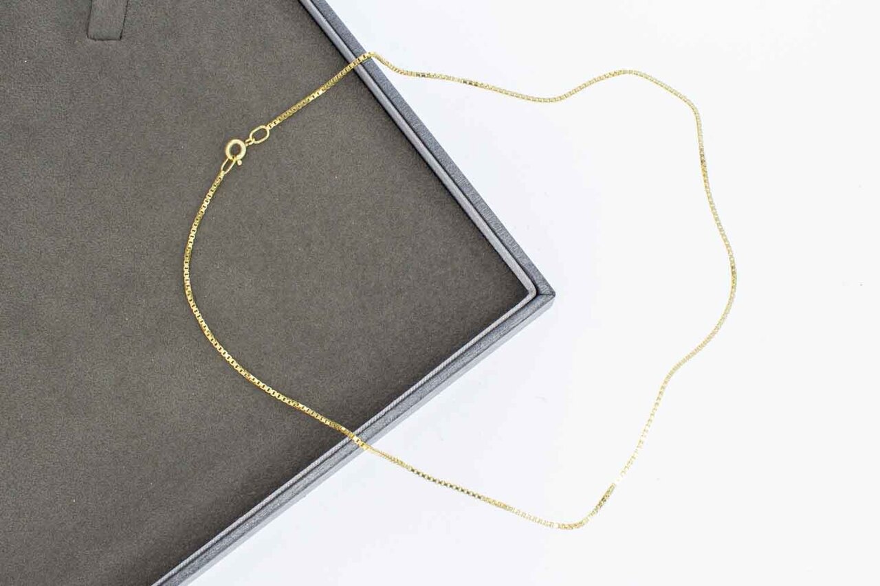 14 Karaat gouden dames kettingje - 38,5 cm