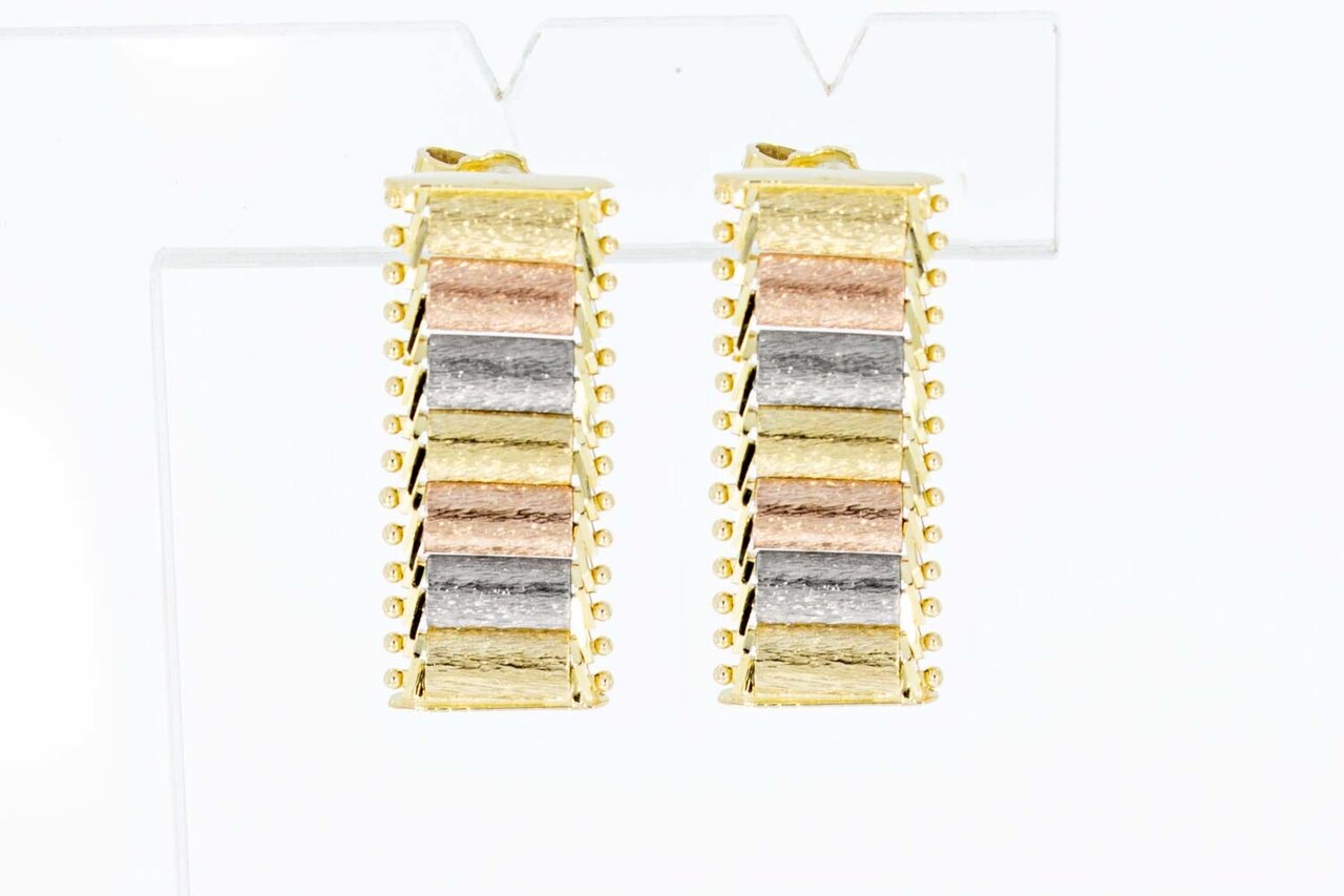 14 Karaat gouden Oorhangers - 2,1 cm