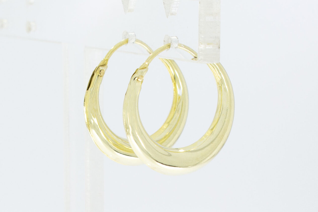 Dames oorringen 14 Karaat goud - 2 cm