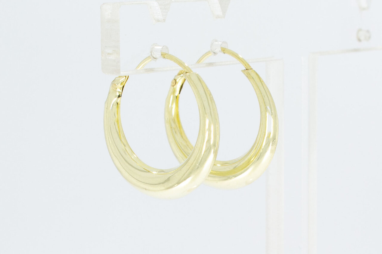 Dames oorringen 14 Karaat goud - 2 cm