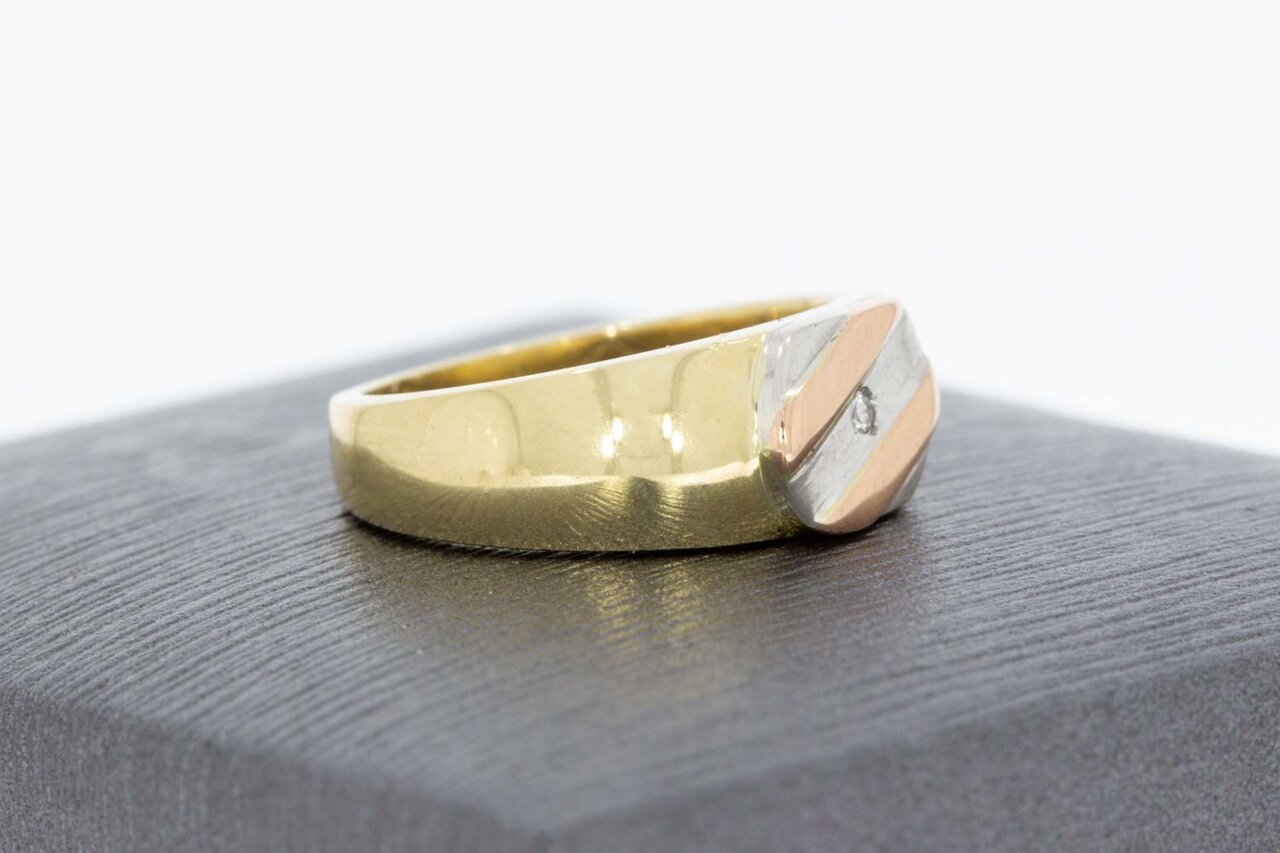 14 Karaat Pinkring dames - 14,6 mm