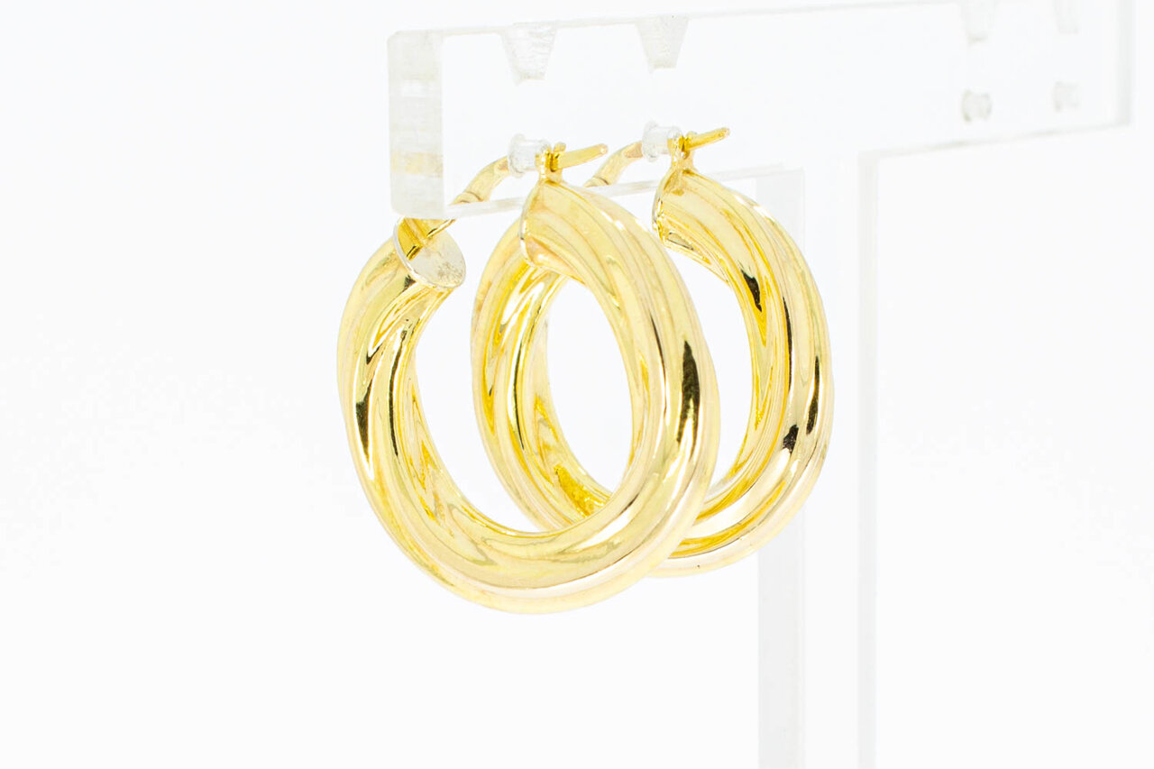 14 Karaat gouden oorringen dames - 2,4 cm