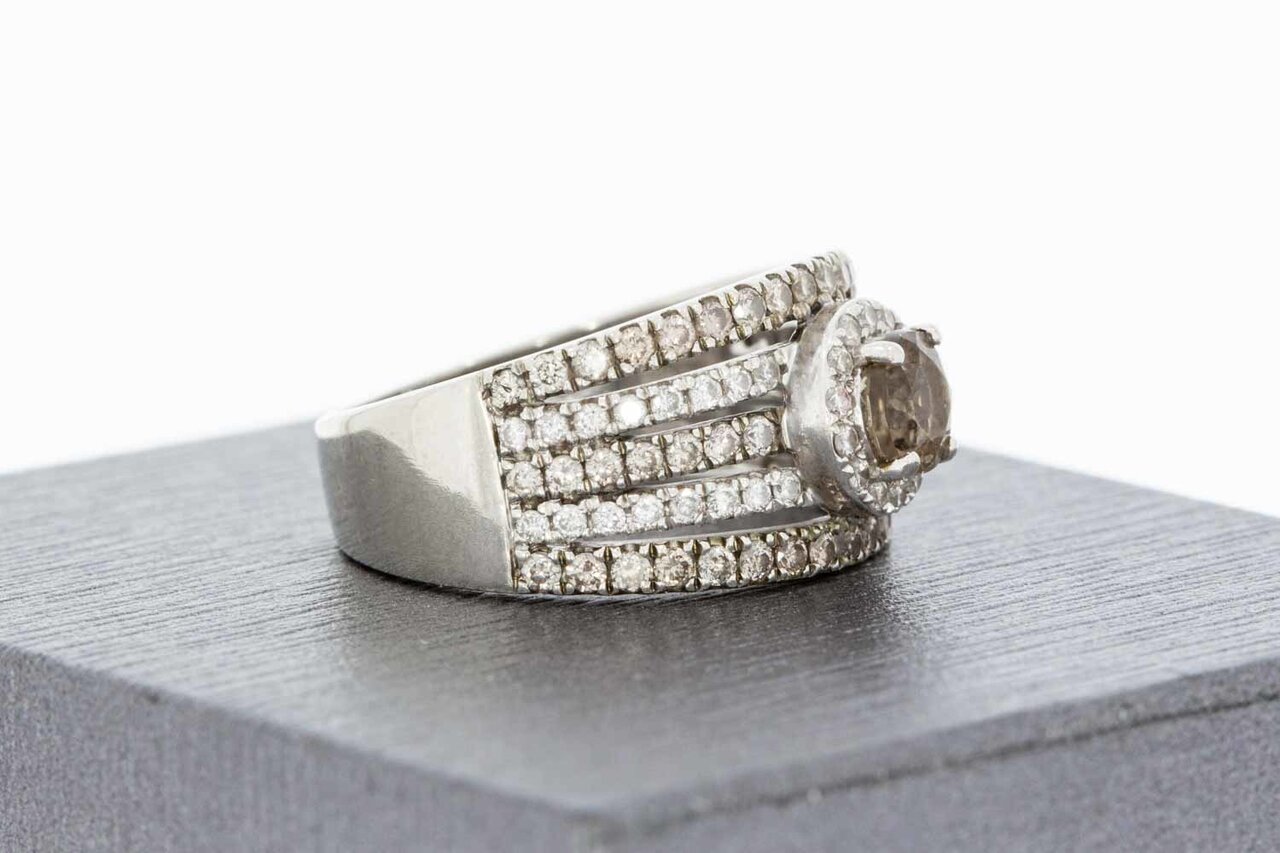 14 Karaat gouden dames ring - 17,2 mm