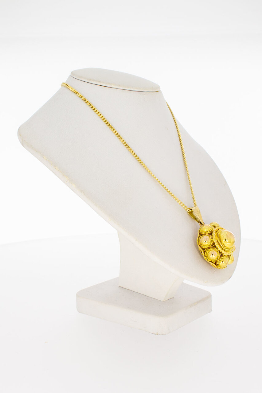 14 Karaat Zeeuwse Knop kettinghanger