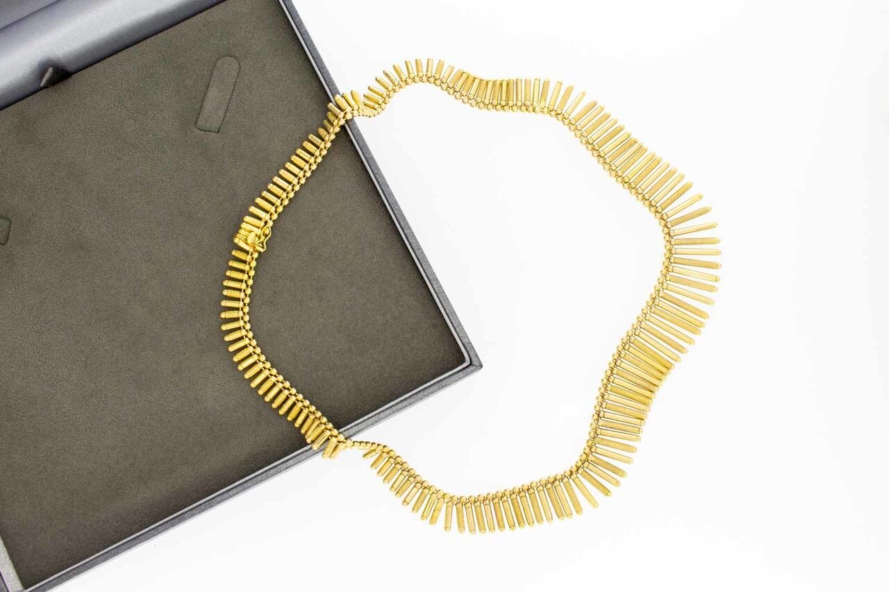18 Karaat Zonnestraal Collier - 45 cm