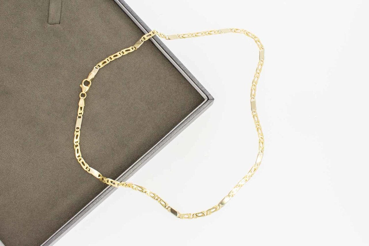 14 Karaat Valkoog dames Collier - 42,7 cm