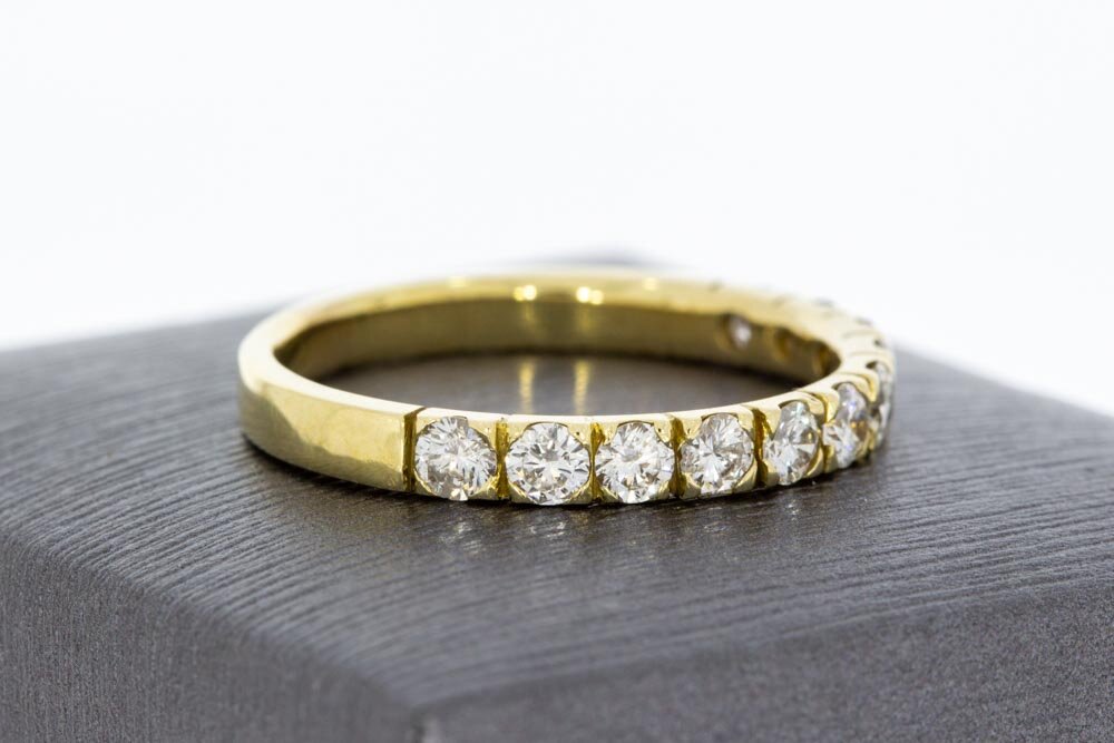 Aanschuif dames ring 14 Karaat gouden - 20,3 mm